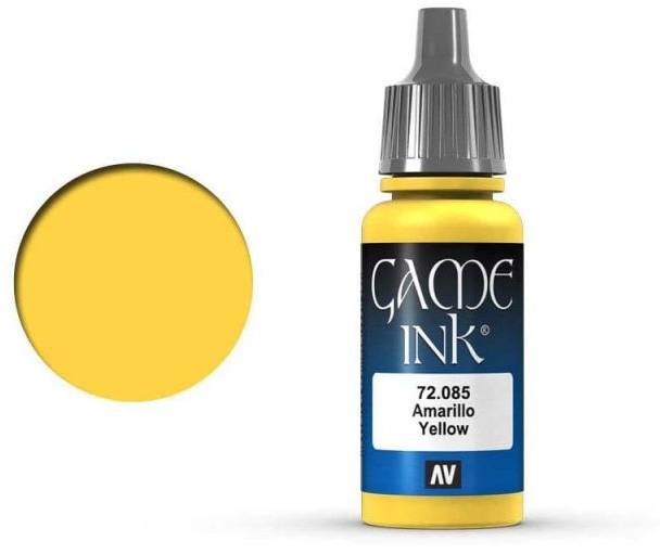 Boxart Game Ink - Yellow Vallejo Game Color Boxart Game Ink - Yellow Vallejo Game Color