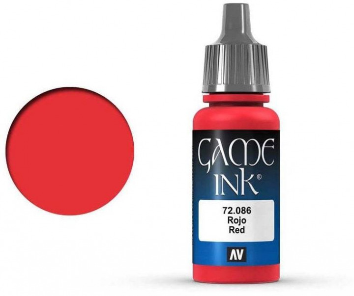 Boxart Game Ink - Red Vallejo Game Color Boxart Game Ink - Red Vallejo Game Color