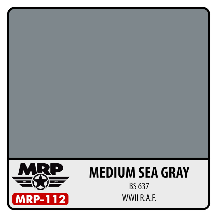 Boxart WWII RAF - Medium Sea Grey (BS 637) MR.Paint Boxart WWII RAF - Medium Sea Grey (BS 637) MR.Paint