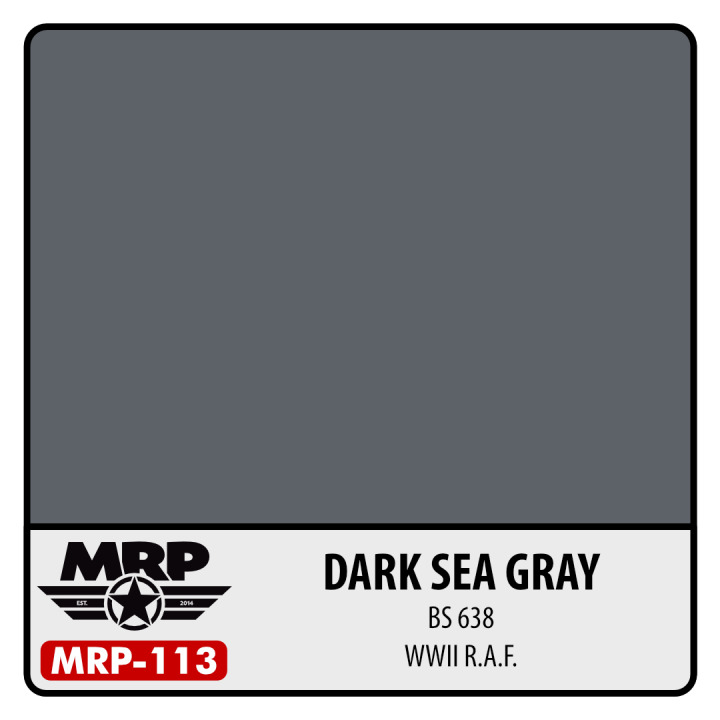 Boxart WWII RAF - Dark Sea Grey (BS 638) MR.Paint Boxart WWII RAF - Dark Sea Grey (BS 638) MR.Paint