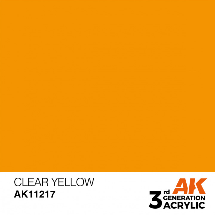 Boxart Clear Yellow - Standard AK 3rd Generation Boxart Clear Yellow - Standard AK 3rd Generation