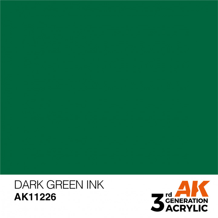 Boxart Dark Green - Ink AK 3rd Generation Boxart Dark Green - Ink AK 3rd Generation