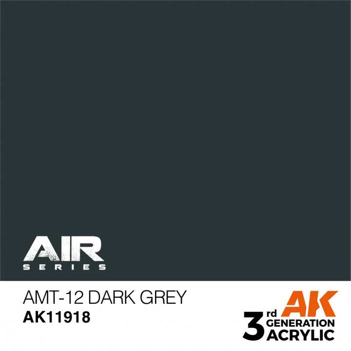 Boxart AMT-12 DARK GREY AK 3rd Generation - Air Boxart AMT-12 DARK GREY AK 3rd Generation - Air