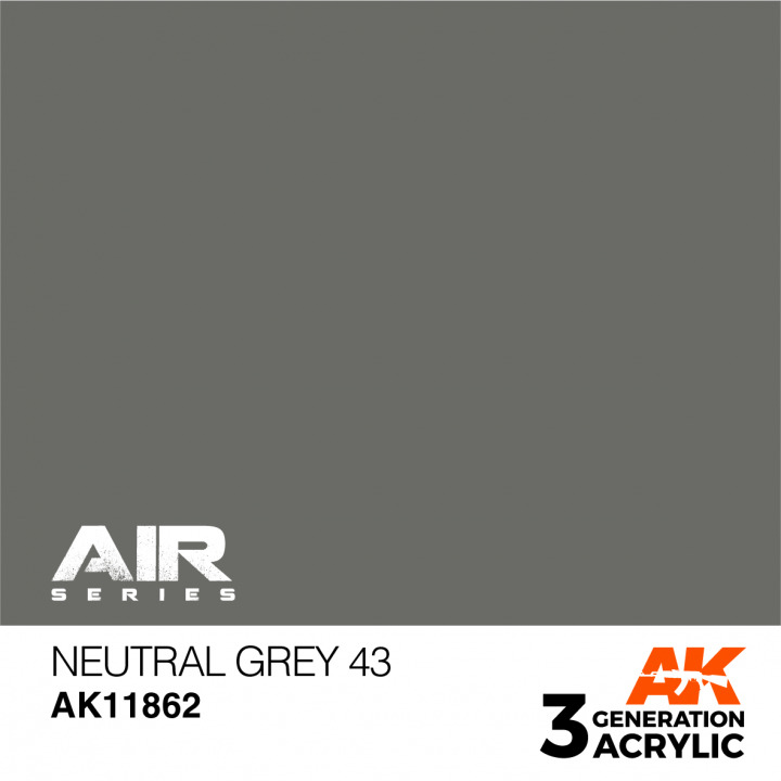 Boxart Neutral Grey 43 AK 3rd Generation - Air Boxart Neutral Grey 43 AK 3rd Generation - Air