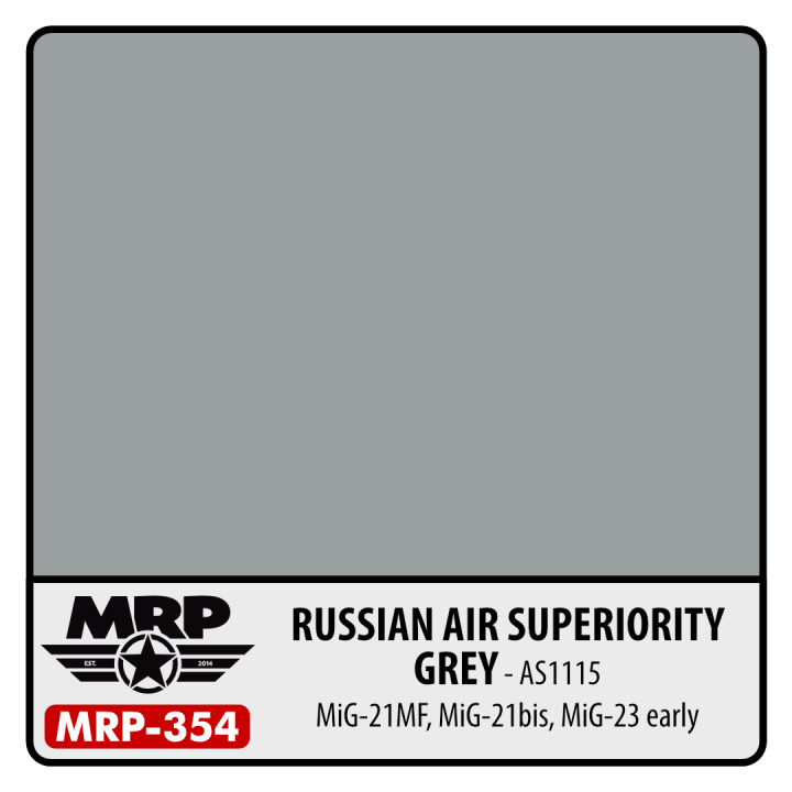 Boxart Russian Air Superiority Grey - AS1115 (Mig-21MF,bis,Mig-23 MR.Paint Boxart Russian Air Superiority Grey - AS1115 (Mig-21MF,bis,Mig-23 MR.Paint