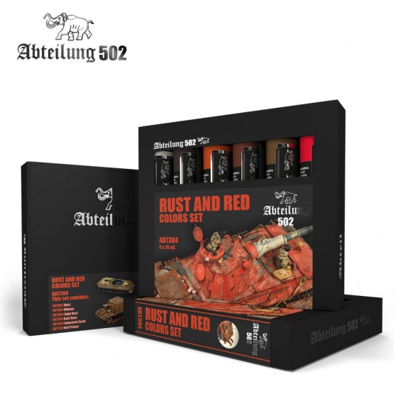Boxart Rust and Red Colors Set  Abteilung 502