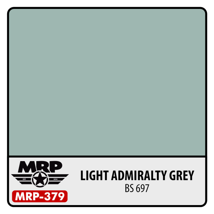 Boxart Light Admiralty Grey (BS 697) BS-697 MR.Paint Boxart Light Admiralty Grey (BS 697) BS-697 MR.Paint