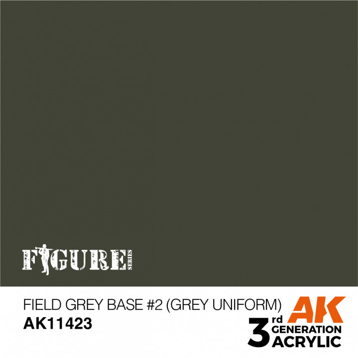 Boxart Field Grey Base #2 (Grey Uniform) AK 3rd Generation - Figure Boxart Field Grey Base #2 (Grey Uniform) AK 3rd Generation - Figure