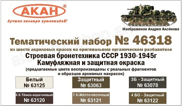 Boxart AFV's of the USSR, 1930 - '45  Akan