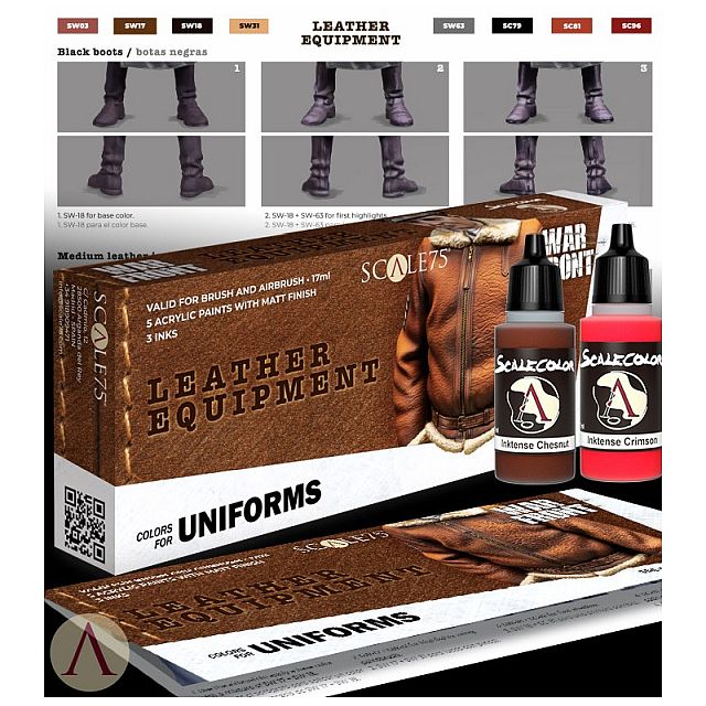 Boxart Leather Equipment (Uniforms)  Scale75