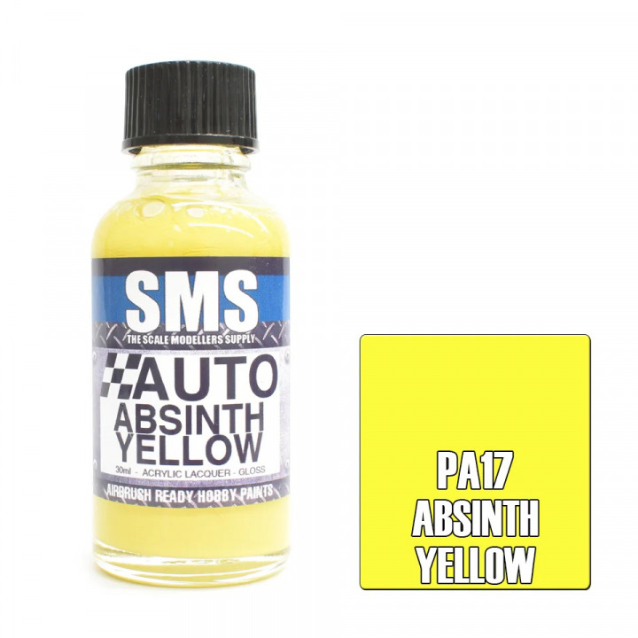 Boxart Auto Colour ABSINTH YELLOW PA17 SMS Boxart Auto Colour ABSINTH YELLOW PA17 SMS