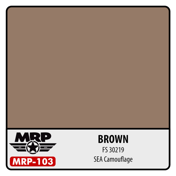 Boxart SEA Camouflage Brown (FS30219) MR.Paint Boxart SEA Camouflage Brown (FS30219) MR.Paint