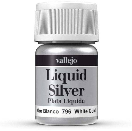 Boxart White Gold 70.796, 796, Pos. 217 Vallejo Liquid Gold Boxart White Gold 70.796, 796, Pos. 217 Vallejo Liquid Gold
