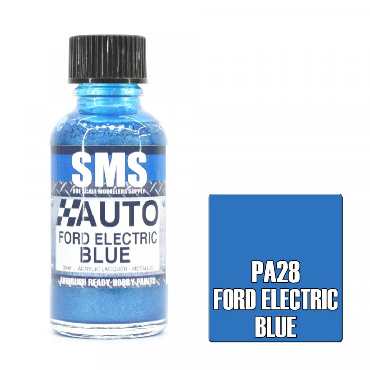Boxart Auto Colour FORD ELECTRIC BLUE PA28 SMS Boxart Auto Colour FORD ELECTRIC BLUE PA28 SMS