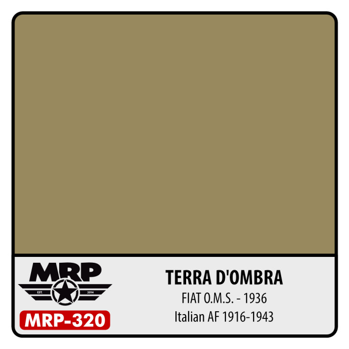 Boxart Terra D‘Ombra – Fiat O.M.S. 1936 (Italian AF 1916-43) MR.Paint Boxart Terra D‘Ombra – Fiat O.M.S. 1936 (Italian AF 1916-43) MR.Paint