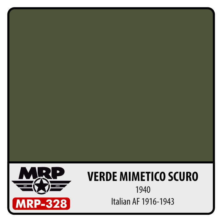 Boxart Verde Mimetico Scuro – 1940 (Italian AF 1916-43) MR.Paint Boxart Verde Mimetico Scuro – 1940 (Italian AF 1916-43) MR.Paint