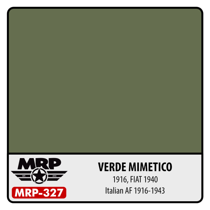Boxart Verde Mimetico – 1916, FIAT 1940 (Italian AF 1916-43) MR.Paint Boxart Verde Mimetico – 1916, FIAT 1940 (Italian AF 1916-43) MR.Paint