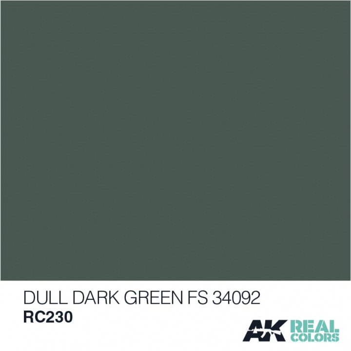 Boxart Dull Dark Green FS34092 AK Real Colors Boxart Dull Dark Green FS34092 AK Real Colors