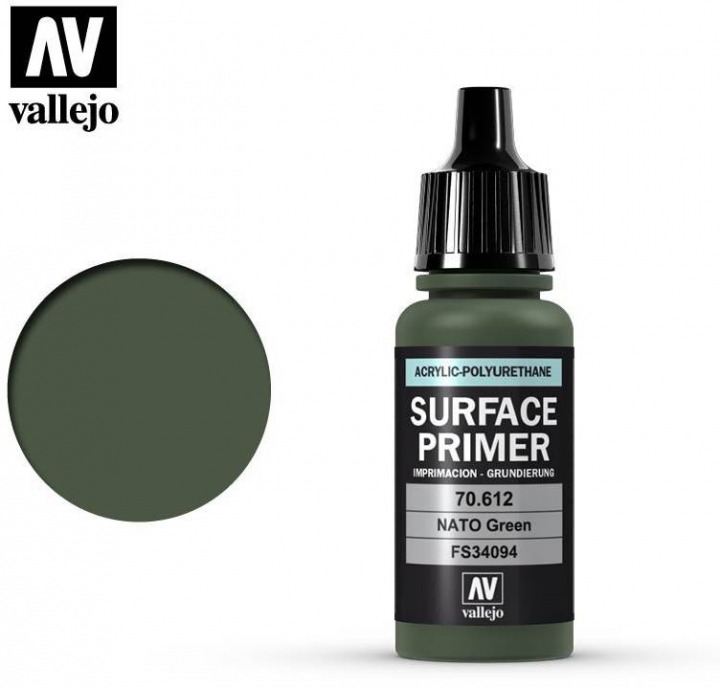 Boxart NATO Green - FS34094 70.612 Vallejo Surface Primer Boxart NATO Green - FS34094 70.612 Vallejo Surface Primer