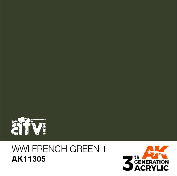 Boxart WWI French Green 1 AK 3rd Generation - AFV Boxart WWI French Green 1 AK 3rd Generation - AFV