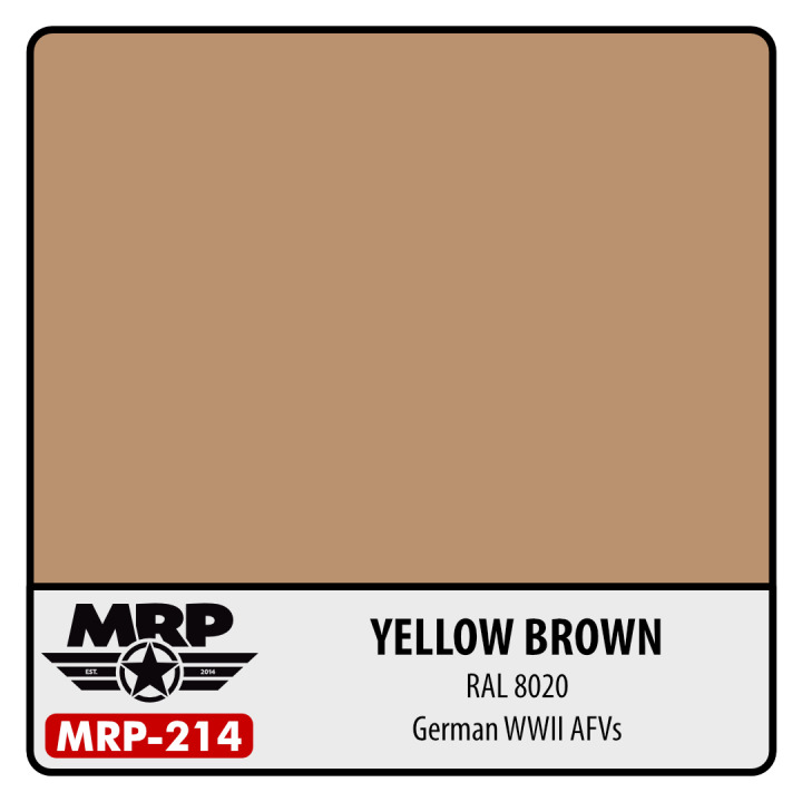 Boxart Brown – RAL 8020 (German WWII AFV's) MR.Paint Boxart Brown – RAL 8020 (German WWII AFV's) MR.Paint