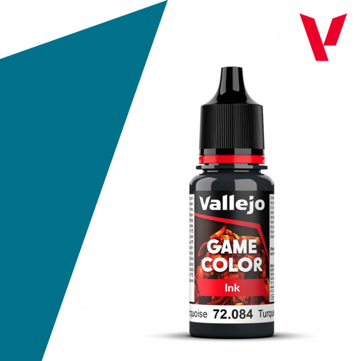 Boxart Dark Turquoise Ink Vallejo Game Color Boxart Dark Turquoise Ink Vallejo Game Color