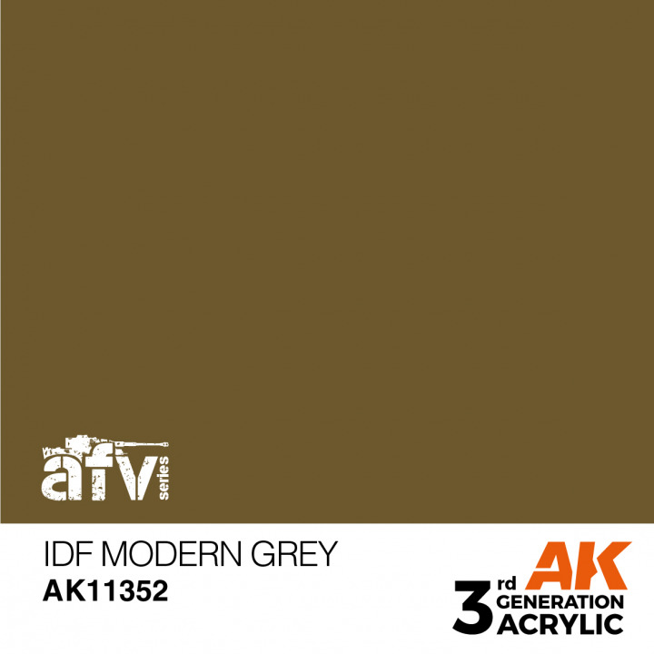 Boxart IDF Modern Grey AK 3rd Generation - AFV Boxart IDF Modern Grey AK 3rd Generation - AFV