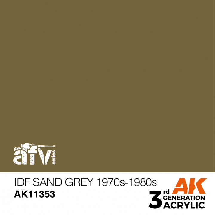 Boxart IDF Sand Grey 1970s-1980s AK 3rd Generation - AFV Boxart IDF Sand Grey 1970s-1980s AK 3rd Generation - AFV