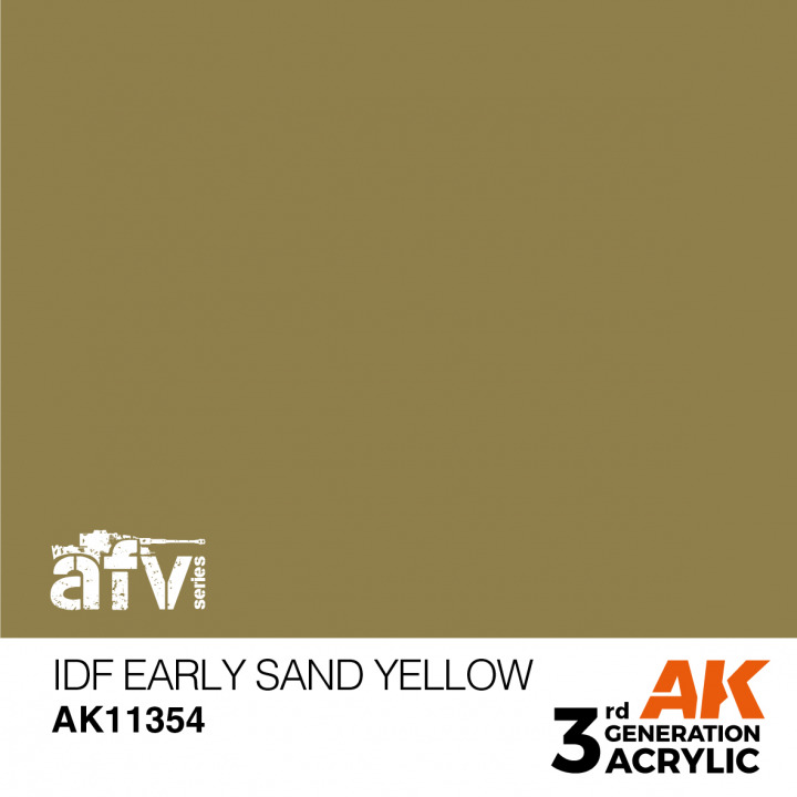 Boxart IDF Early Sand Yellow AK 3rd Generation - AFV Boxart IDF Early Sand Yellow AK 3rd Generation - AFV