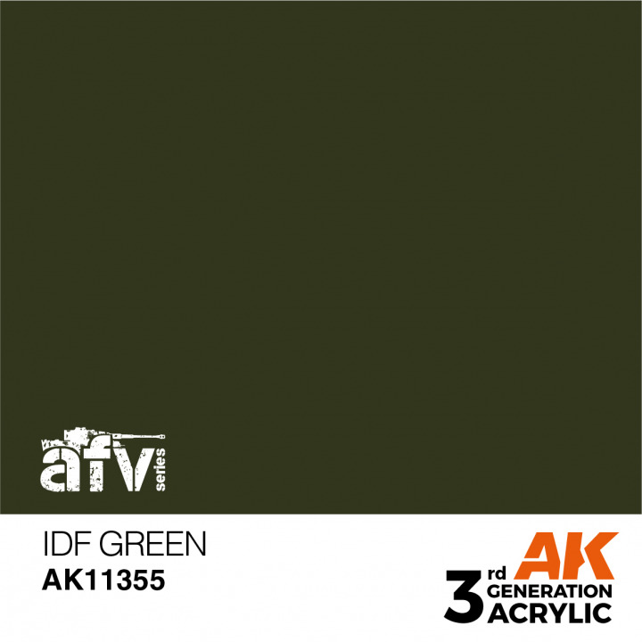 Boxart IDF Green AK 3rd Generation - AFV Boxart IDF Green AK 3rd Generation - AFV