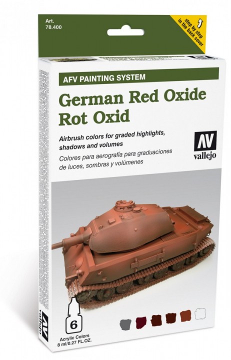 Boxart German Red Oxide 78.411 Vallejo Model Air