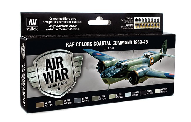 Boxart RAF Colors Coastal Command 1939-1945 - Set 71.148 Vallejo Model Air Boxart RAF Colors Coastal Command 1939-1945 - Set 71.148 Vallejo Model Air