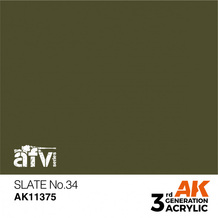 Boxart Slate No.34 AK 3rd Generation - AFV Boxart Slate No.34 AK 3rd Generation - AFV