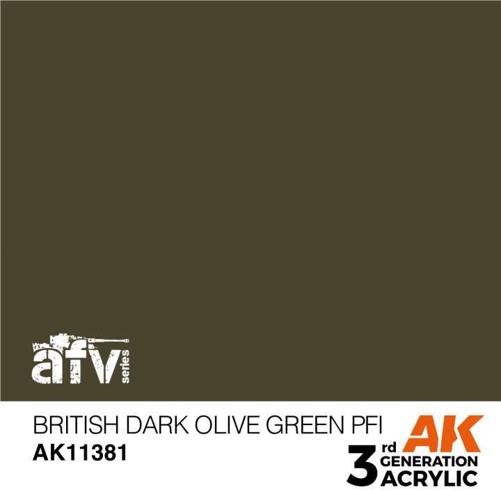 Boxart British Dark Olive Green PFI 240802 AK 3rd Generation - AFV Boxart British Dark Olive Green PFI 240802 AK 3rd Generation - AFV