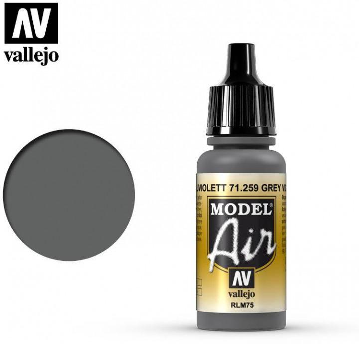 Boxart Grey Violet - RLM75 71.259 Vallejo Model Air Boxart Grey Violet - RLM75 71.259 Vallejo Model Air