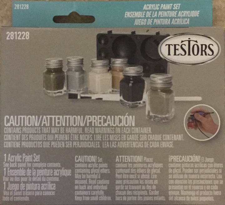 Boxart Acrylic Paint Set  Testors