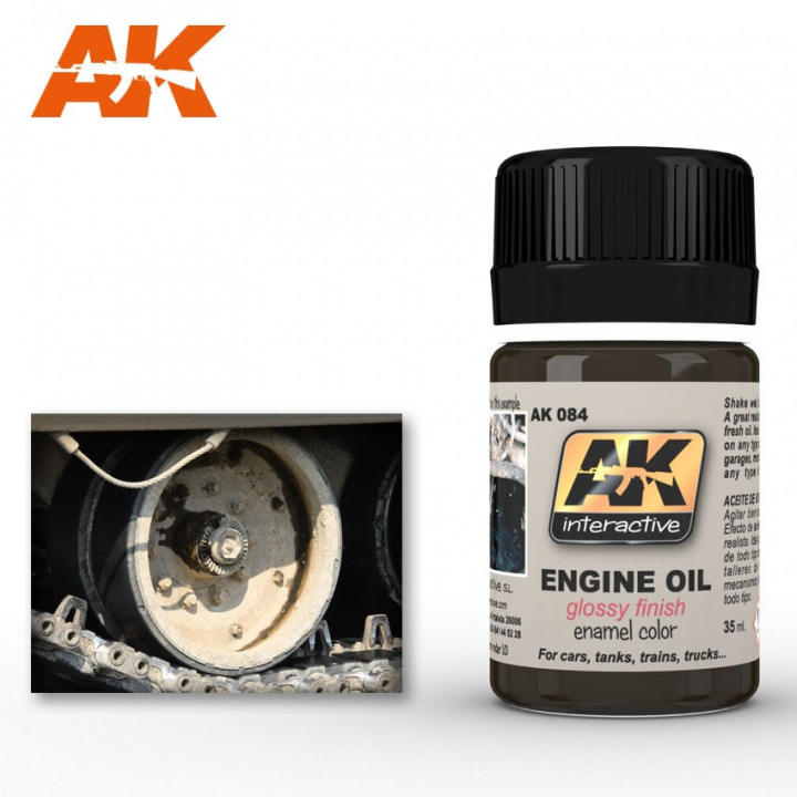 Boxart Fresh Engine Oil AK 084 AK Interactive Boxart Fresh Engine Oil AK 084 AK Interactive