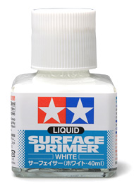 Boxart Liquid Surface Primer White  Tamiya