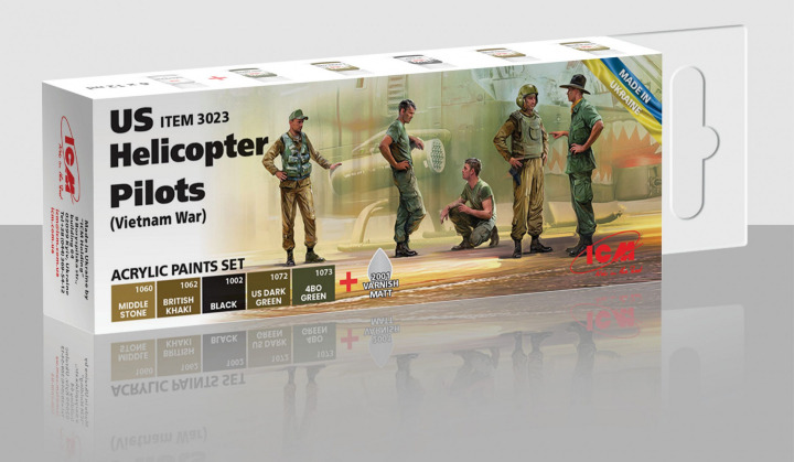 Boxart US Helicopter Pilots (Vietnam War)  ICM
