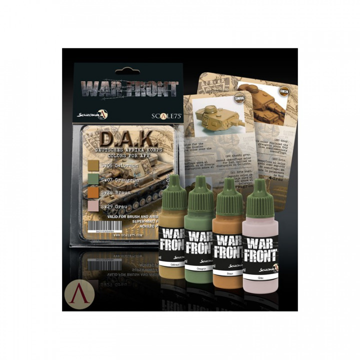 Boxart D.A.K. Colors for AFV Paint Set  Scale75
