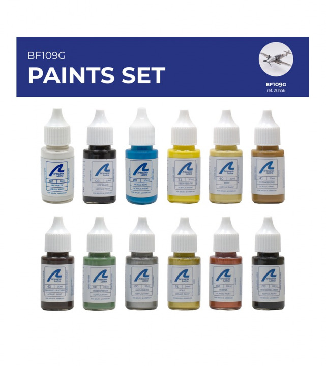 Boxart BF109G PAINTS SET 277PACK5 Artesania Latina