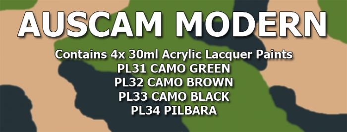 Boxart Australian Modern Camo Colour - (PL31, PL32, PL33, PL34) SET02 SMS