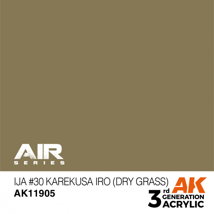 Boxart IJA #30 Karekusa Iro (Dry Grass) AK 3rd Generation - Air Boxart IJA #30 Karekusa Iro (Dry Grass) AK 3rd Generation - Air