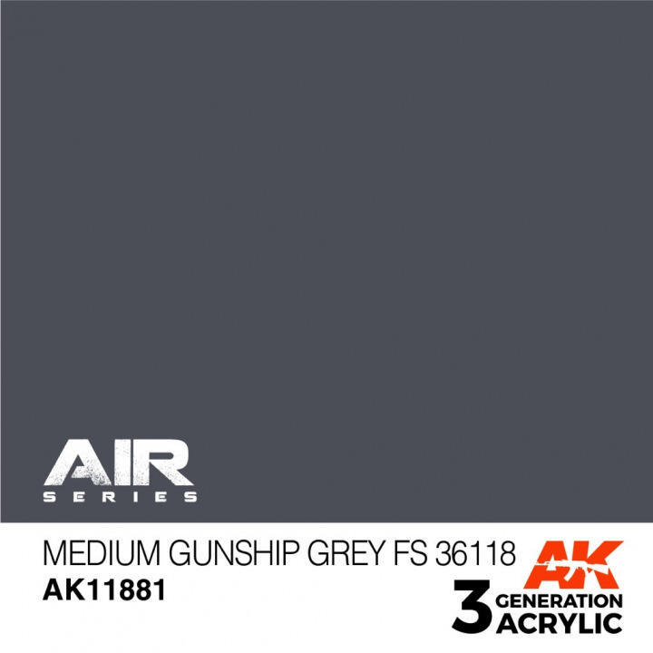 Boxart Medium Gunship Grey FS 36118 AK 3rd Generation - Air Boxart Medium Gunship Grey FS 36118 AK 3rd Generation - Air