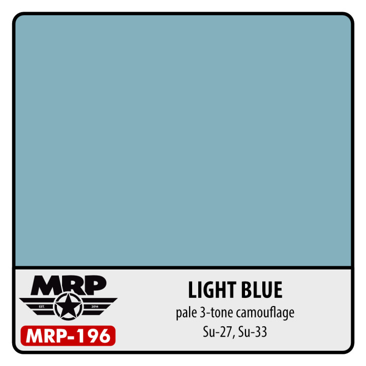 Boxart Light Blue Su-27, Su-33 (Russian AF – pale camo) MR.Paint Boxart Light Blue Su-27, Su-33 (Russian AF – pale camo) MR.Paint