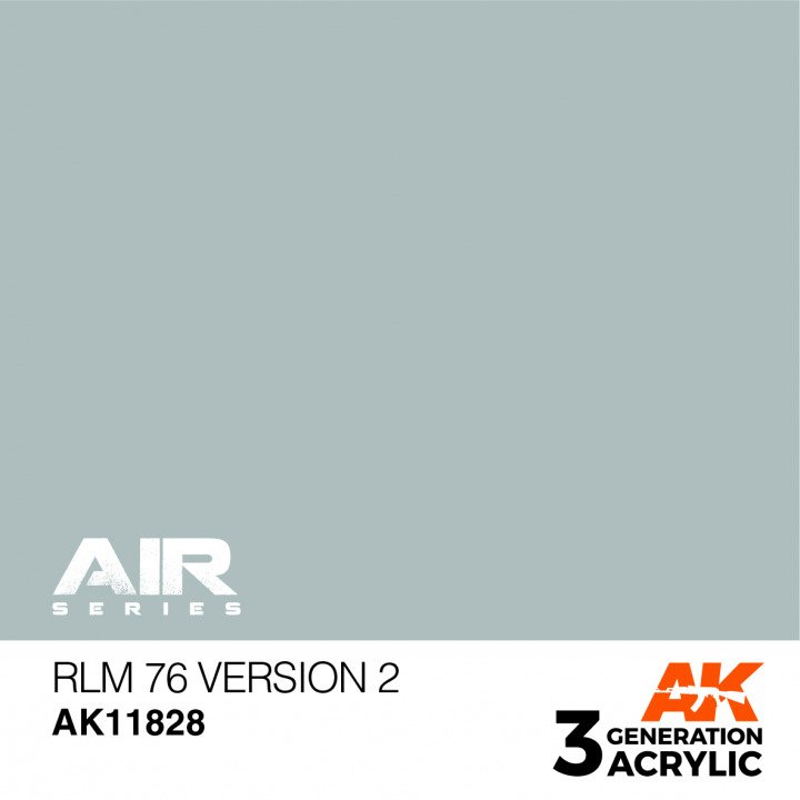 Boxart RLM 76 Version 2 AK 11828 AK 3rd Generation - Air Boxart RLM 76 Version 2 AK 11828 AK 3rd Generation - Air