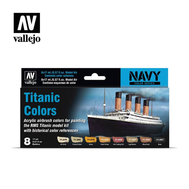 Boxart Titanic Colors Vallejo Model Air Boxart Titanic Colors Vallejo Model Air