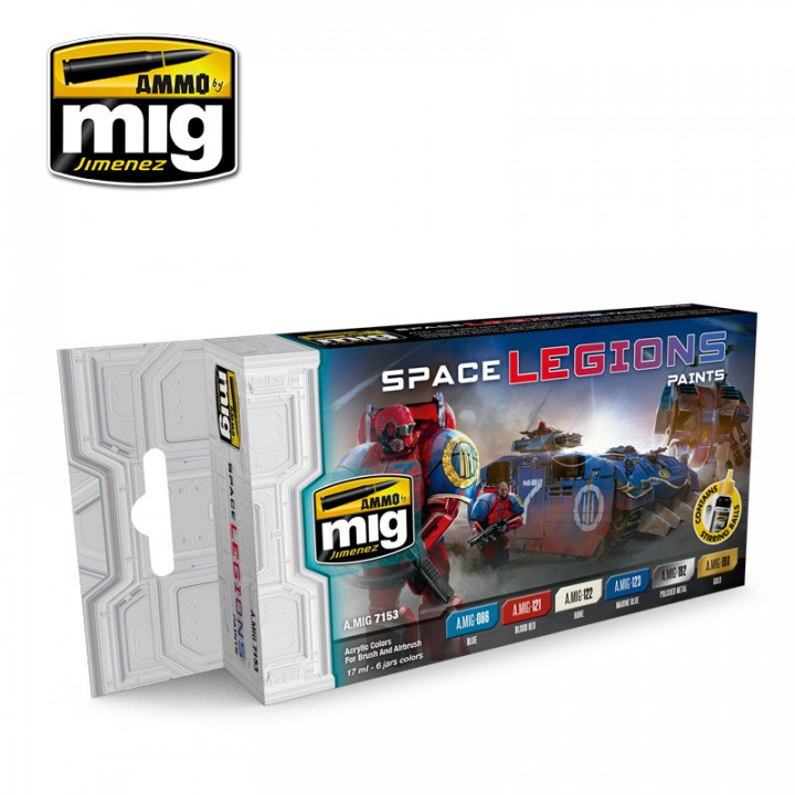 Boxart Space Legions Color Set Ammo by Mig Jimenez Boxart Space Legions Color Set Ammo by Mig Jimenez