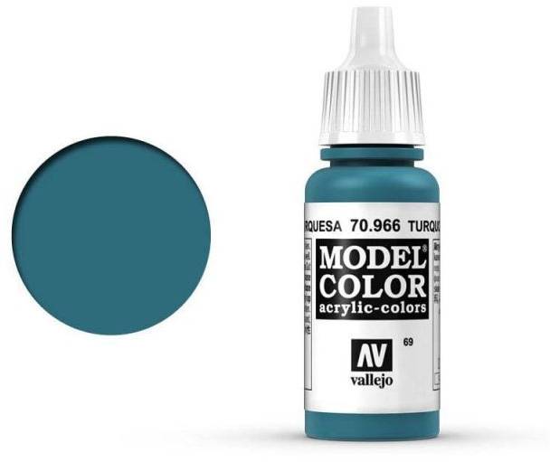 Boxart Turquoise 70.966, 966, Pos. 69 Vallejo Model Color Boxart Turquoise 70.966, 966, Pos. 69 Vallejo Model Color