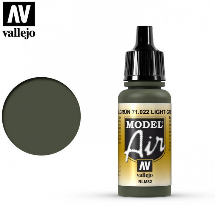 Boxart Light Green RLM82 71.022 Vallejo Model Air Boxart Light Green RLM82 71.022 Vallejo Model Air